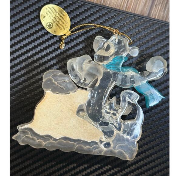 Bradford Editions Disney Winnie The Pooh Tigger 4 Crystal Clear Ornaments 2004 - Picture 8 of 14